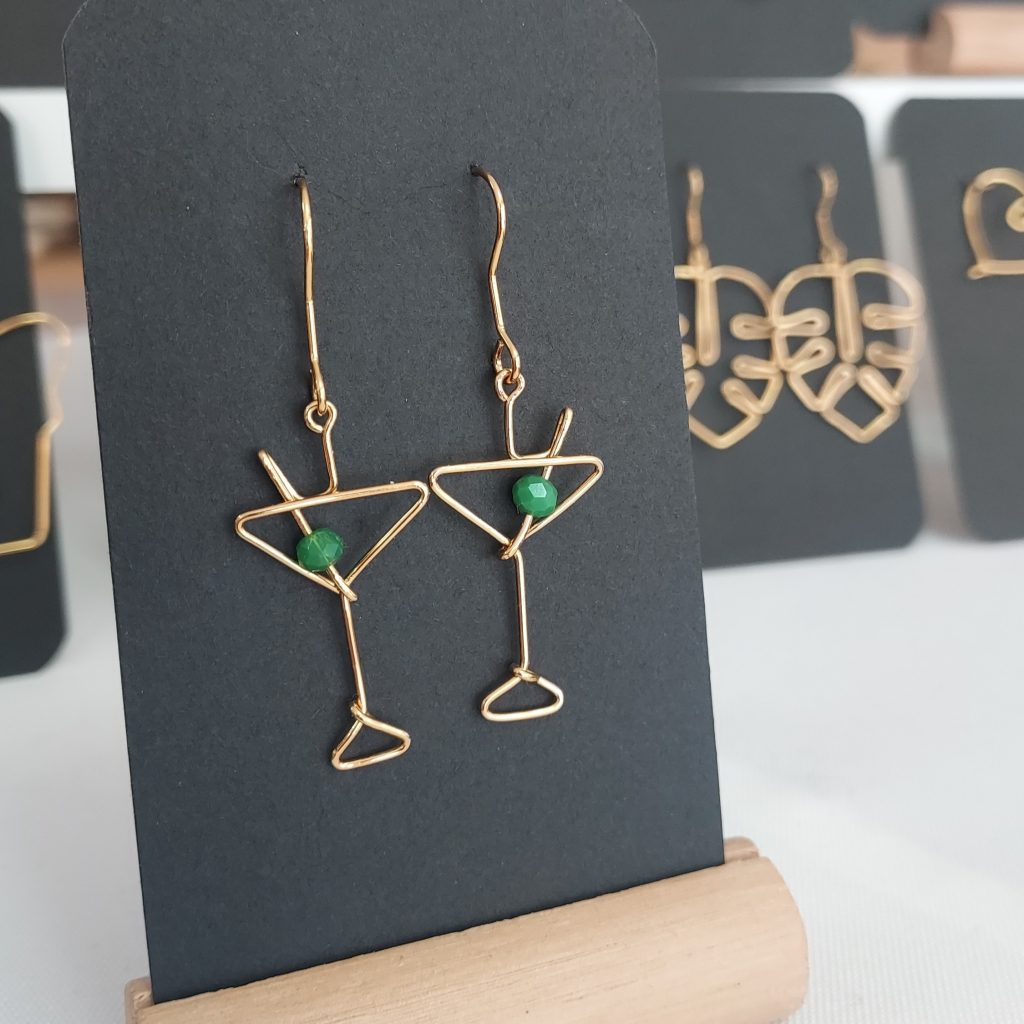 boucles d'oreilles cocktail été apéro